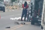 Ciclista morre atropelado por carro ao tentar atravessar a Avenida Clementino Coelho em Petrolina