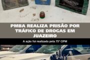 Mulher é presa com cerca de 3 kg de crack durante ação da PM no bairro Sol Nascente, em Juazeiro