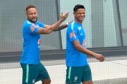 Em horário adaptado, Brasil faz primeiro treino para encarar Japão