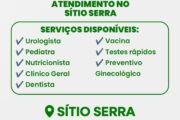 Comunidade de Sítio Serra, em Casa Nova, vai receber atendimentos de saúde neste sábado (27)