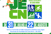 Jogos Escolares de Casa Nova 2026 iniciam nesta sexta-feira (31)
