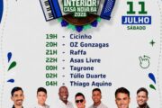 Confira a programação da segunda noite da Festa do Interior de Casa Nova, BA