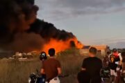 Incêndio atinge galpão de recicláveis em Casa Nova