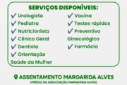 Prefeitura de Casa Nova leva atendimentos de saúde para Assentamento Margarida Alves neste sábado (22)