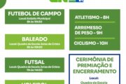 Último dia dos Jogos Escolares de Casa Nova acontece neste sábado (22) com finais e cerimônia de premiação