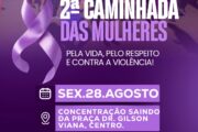 Casa Nova realiza 2ª Caminhada das Mulheres no dia 28 de agosto