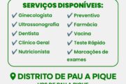 Distritos de Pau a Pique e Bem Bom, em Casa Nova, recebem atendimentos especializados neste final de semana