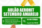 Casa Nova abre campanha do Setembro Amarelo com Aulão Aerohit na Praça Principal