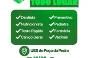 Comunidade de Poço da Pedra, em Casa Nova,recebe atendimentos de saúde neste sábado (19)