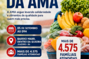 Feira Solidária leva frutas e verduras de graça ao Residencial Mairi