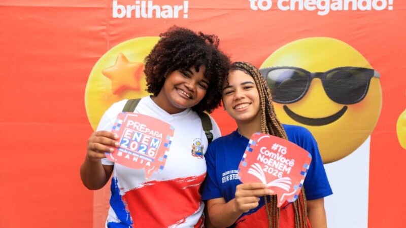 Bahia mantém terceira posição nacional no Enem com mais de 437 mil inscritos